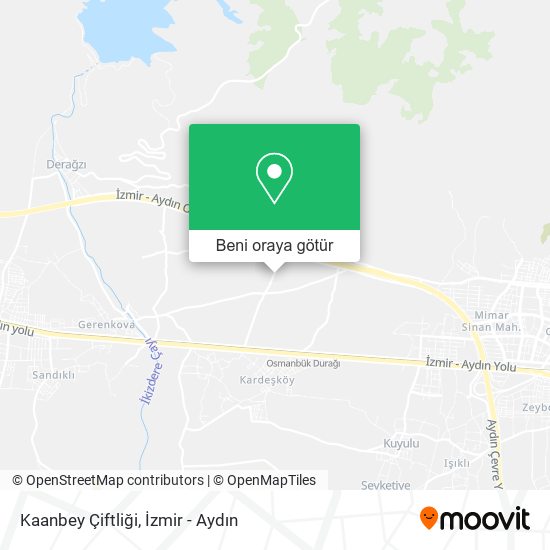 Kaanbey Çiftliği harita