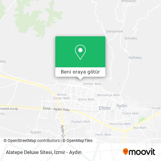 Alatepe Deluxe Sitesi harita