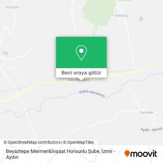 Beyaztepe Mermer&İnşaat Horsunlu Şube harita