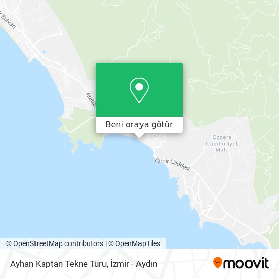Ayhan Kaptan Tekne Turu harita