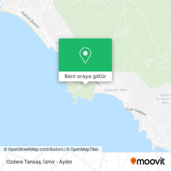 Ozdere Tansaş harita