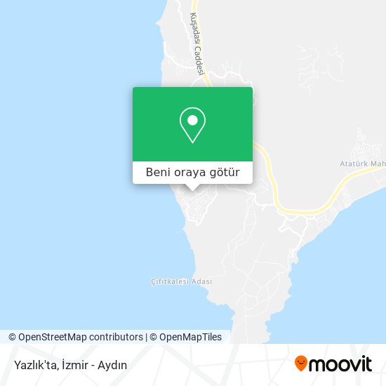 Yazlık'ta harita