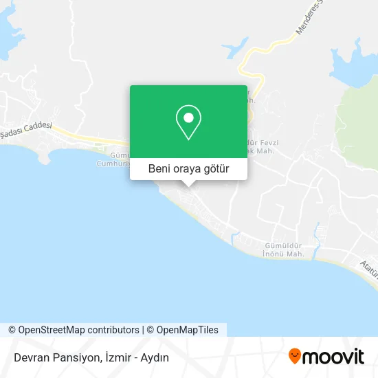 Devran Pansiyon harita