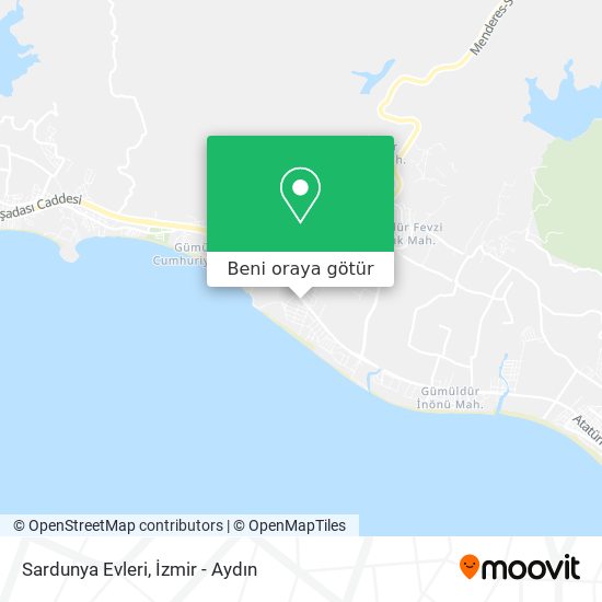 Sardunya Evleri harita