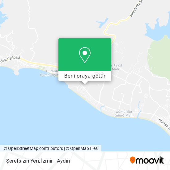 Şerefsizin Yeri harita
