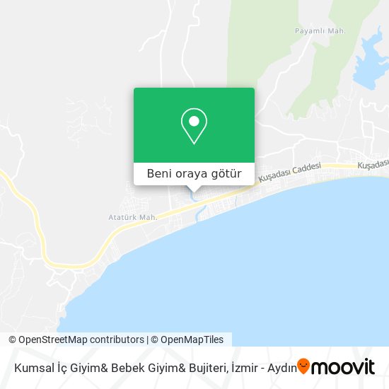 Kumsal İç Giyim& Bebek Giyim& Bujiteri harita