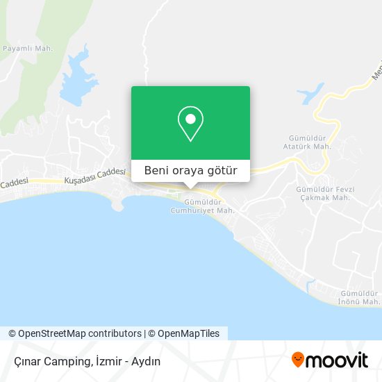 Çınar Camping harita