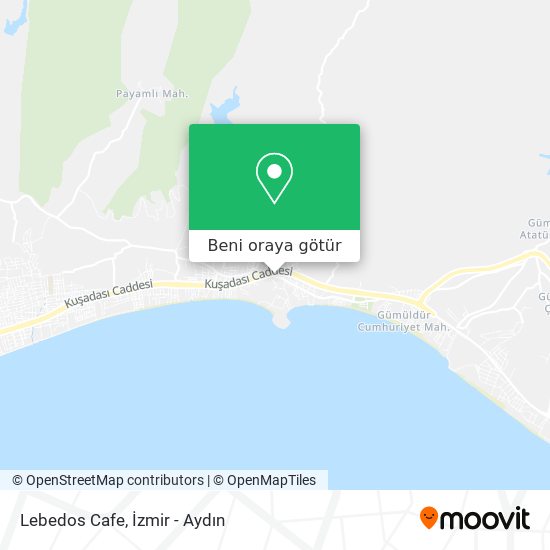 Lebedos Cafe harita