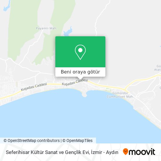 Seferihisar Kültür Sanat ve Gençlik Evi harita