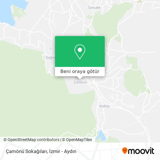 Çamönü Sokağıları harita