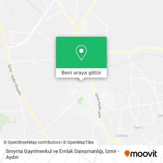 Smyrna Gayrimenkul ve Emlak Danışmanlığı harita