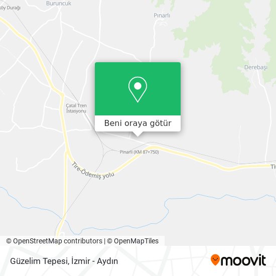 Güzelim Tepesi harita