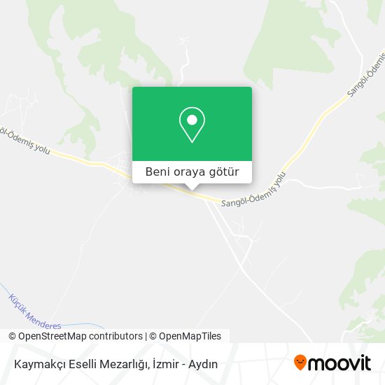 Kaymakçı Eselli Mezarlığı harita