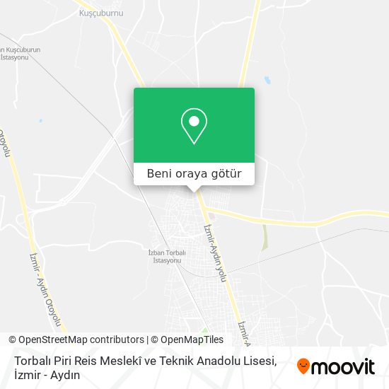 Torbalı Piri Reis Meslekî ve Teknik Anadolu Lisesi harita