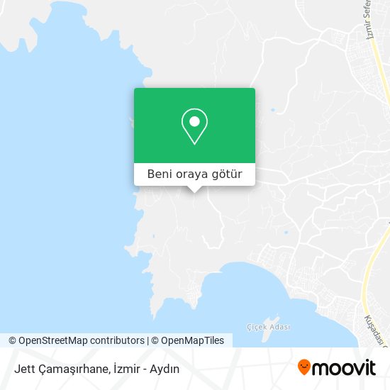 Jett Çamaşırhane harita