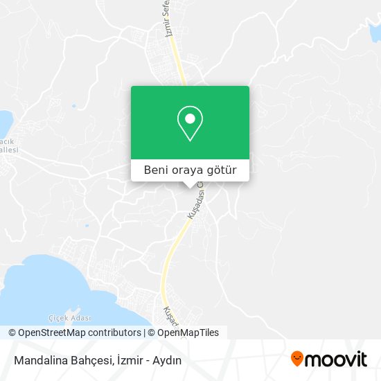 Mandalina Bahçesi harita