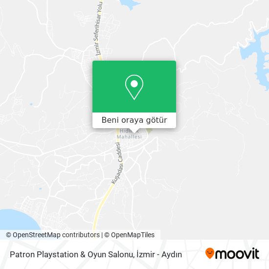 Patron Playstation & Oyun Salonu harita