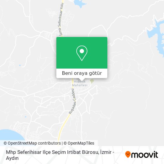 Mhp Seferihisar Ilçe Seçim Irtibat Bürosu harita