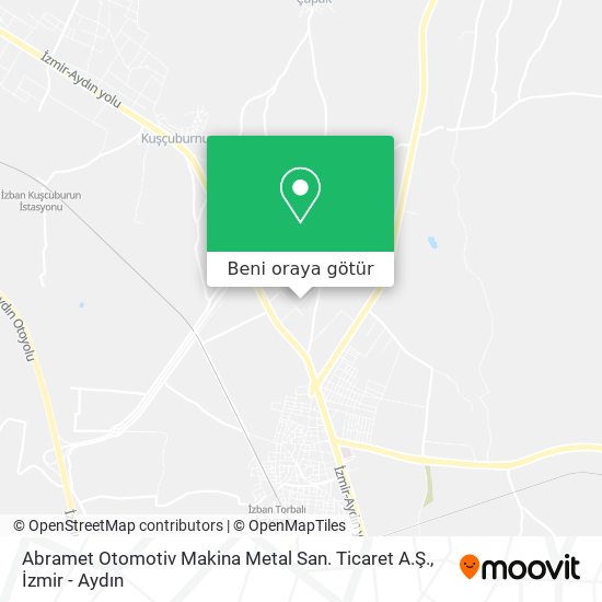 Abramet Otomotiv Makina Metal San. Ticaret A.Ş. harita