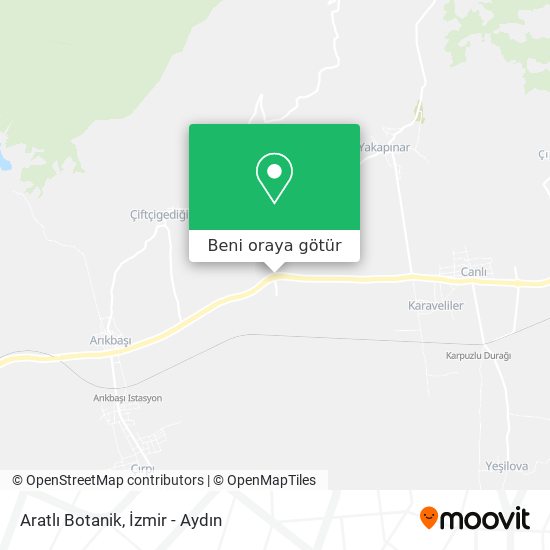Aratlı Botanik harita