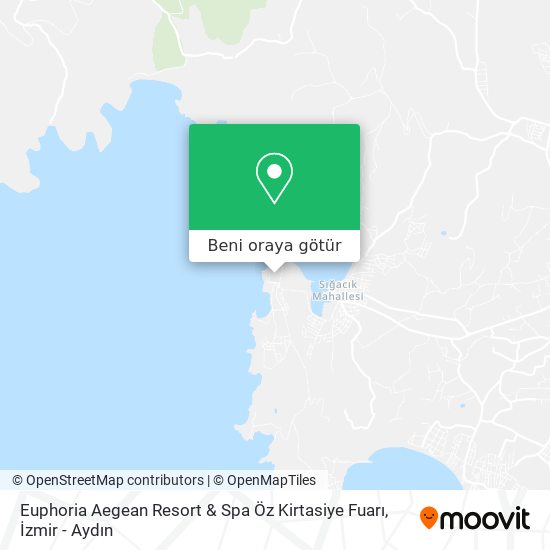 Euphoria Aegean Resort & Spa Öz Kirtasiye Fuarı harita