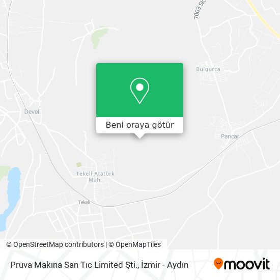 Pruva Makına San Tıc Limited Şti. harita