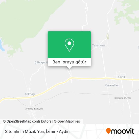 Sitemlinin Muzik Yeri harita