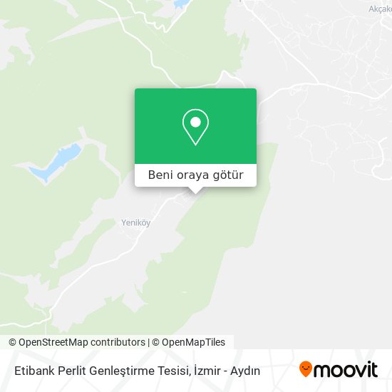 Etibank Perlit Genleştirme Tesisi harita
