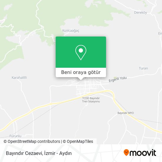 Bayındır Cezaevi harita