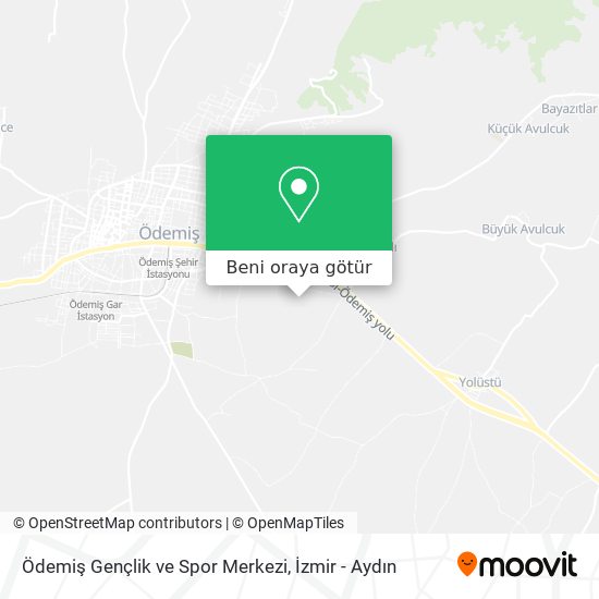 Ödemiş Gençlik ve Spor Merkezi harita