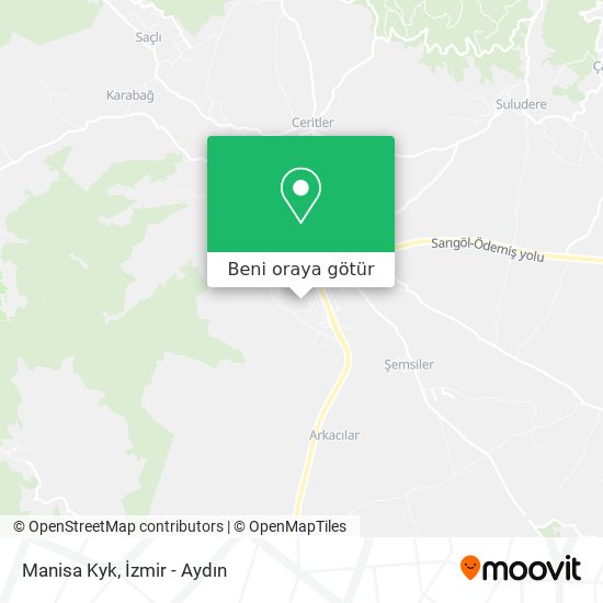 Manisa Kyk harita