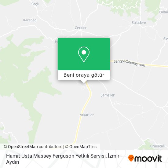 Hamit Usta Massey Ferguson Yetkili Servisi harita