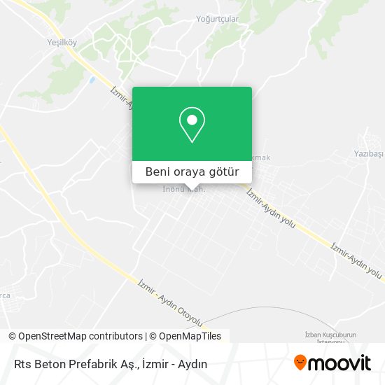 Rts Beton Prefabrik Aş. harita