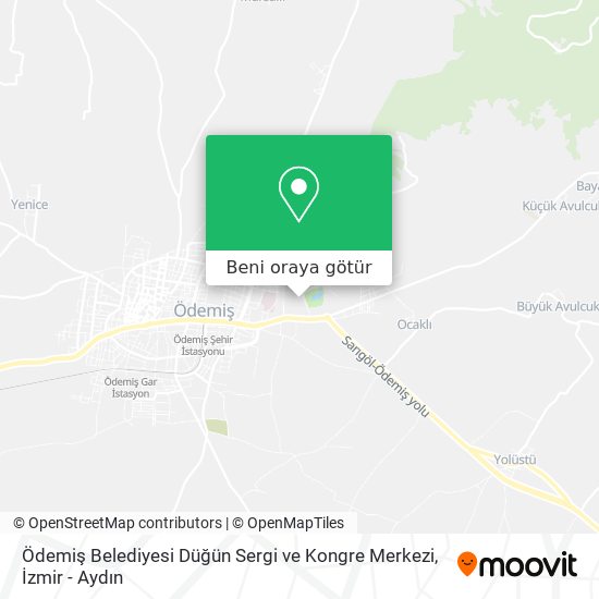 Ödemiş Belediyesi Düğün Sergi ve Kongre Merkezi harita