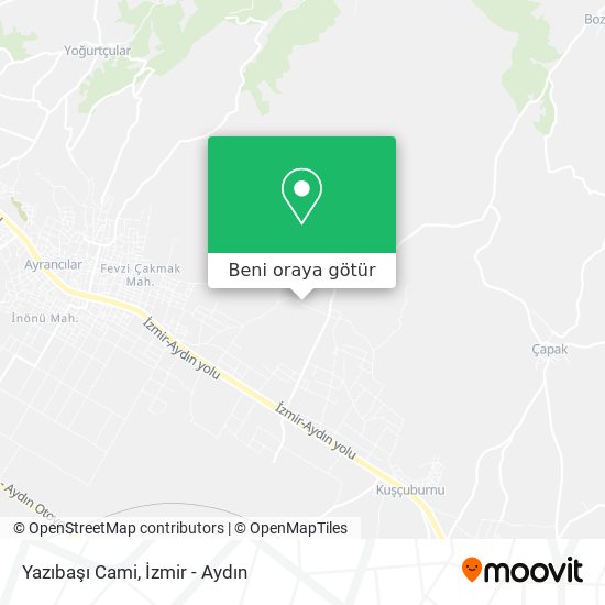 Yazıbaşı Cami harita