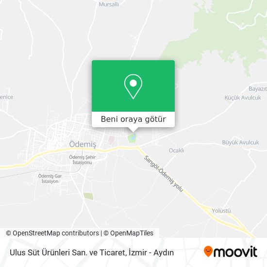 Ulus Süt Ürünleri San. ve Ticaret harita