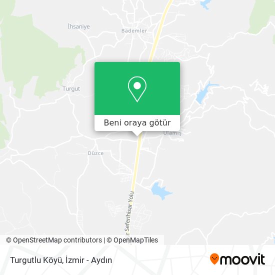 Turgutlu Köyü harita