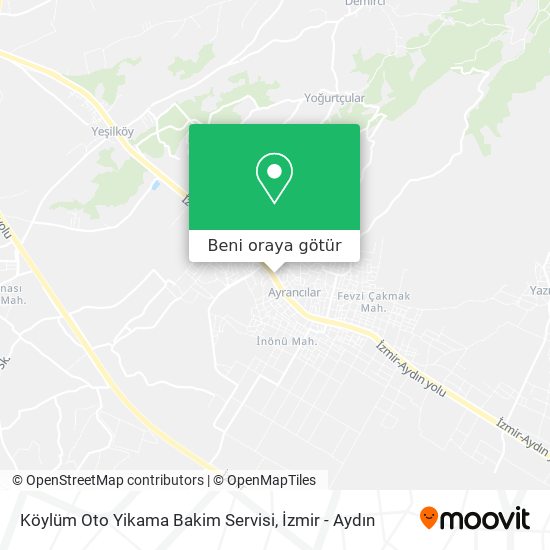 Köylüm Oto Yikama Bakim Servisi harita