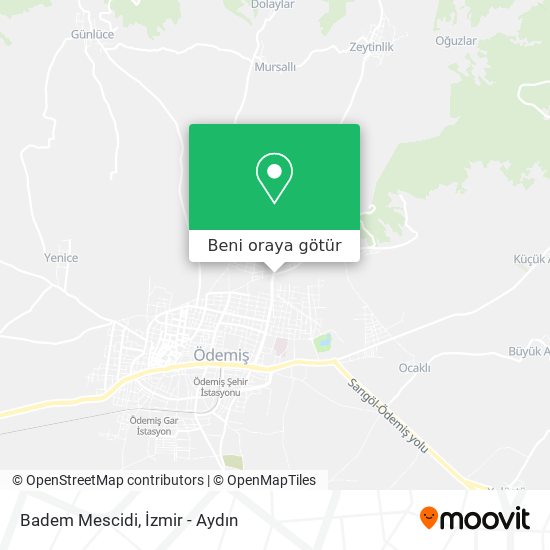 Badem Mescidi harita