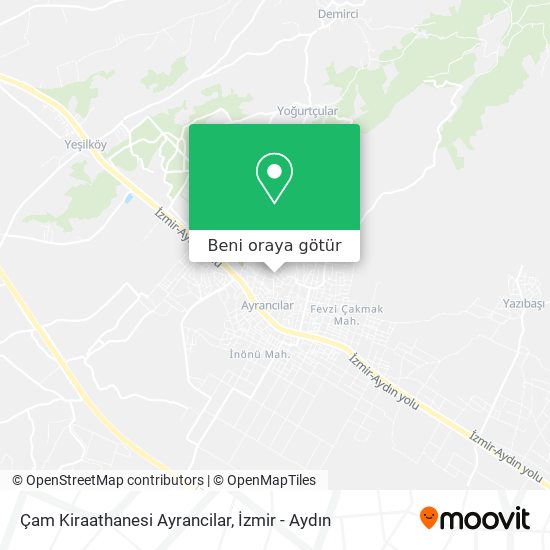 Çam Kiraathanesi Ayrancilar harita