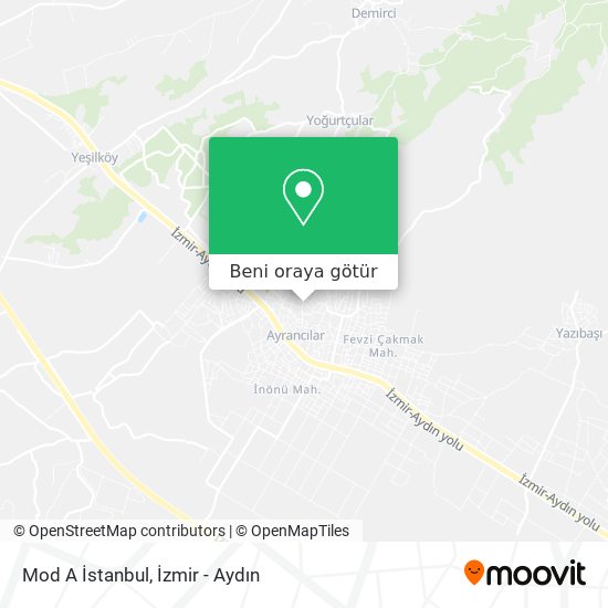 Mod A İstanbul harita