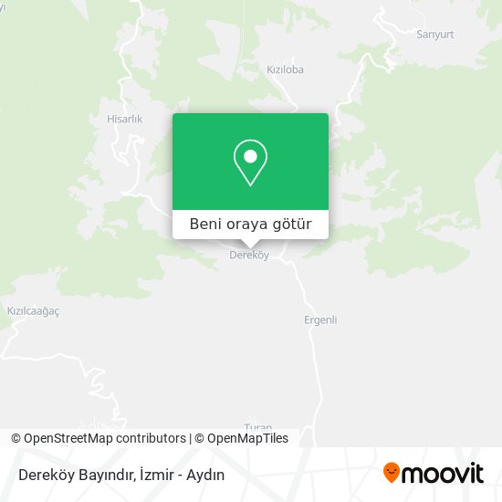 Dereköy Bayındır harita