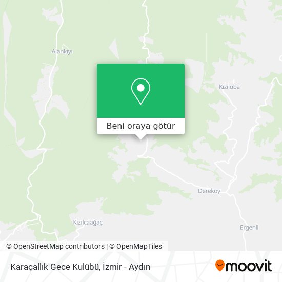 Karaçallık Gece Kulübü harita