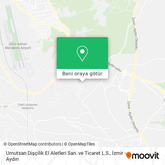 Umutsan Dişçilik El Aletleri San. ve Ticaret L.S. harita