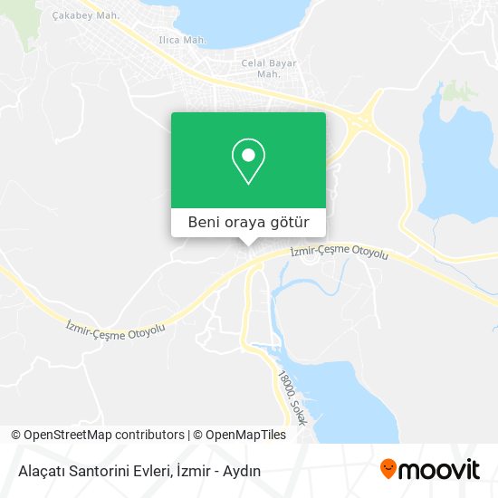 Alaçatı Santorini Evleri harita