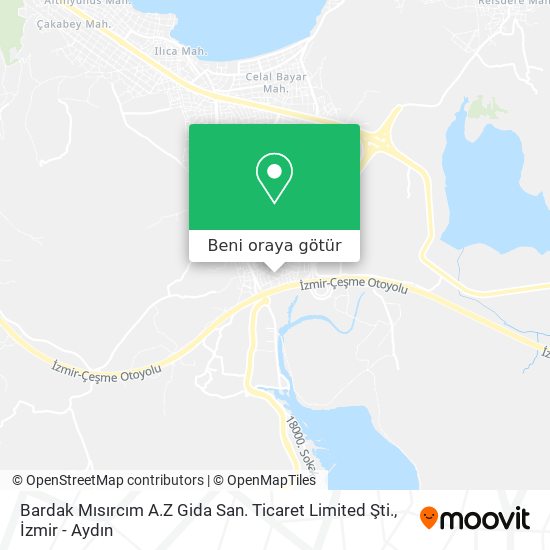 Bardak Mısırcım A.Z Gida San. Ticaret Limited Şti. harita