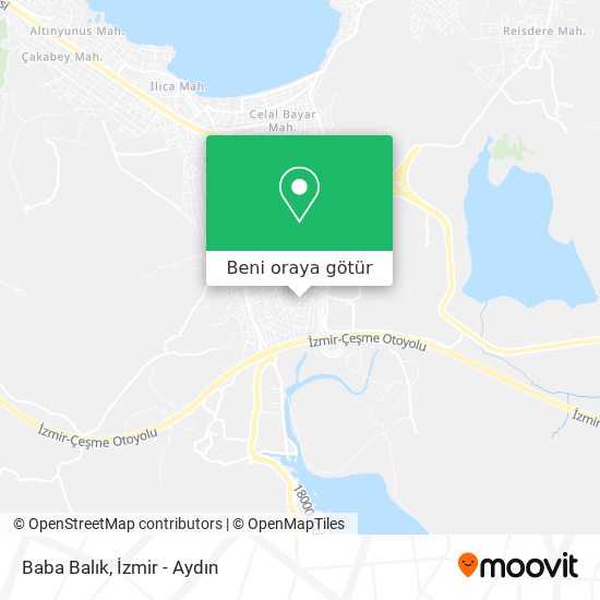 Baba Balık harita