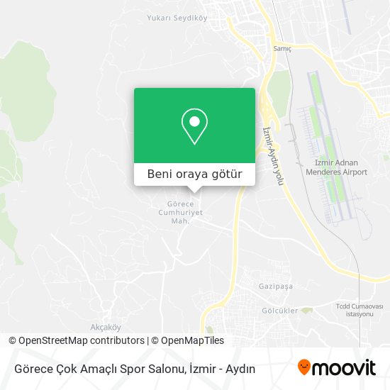 Görece Çok Amaçlı Spor Salonu harita