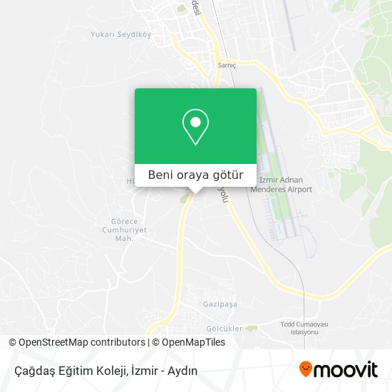 Çağdaş Eğitim Koleji harita