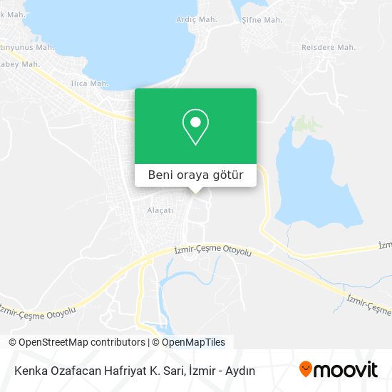 Kenka Ozafacan Hafriyat K. Sari harita